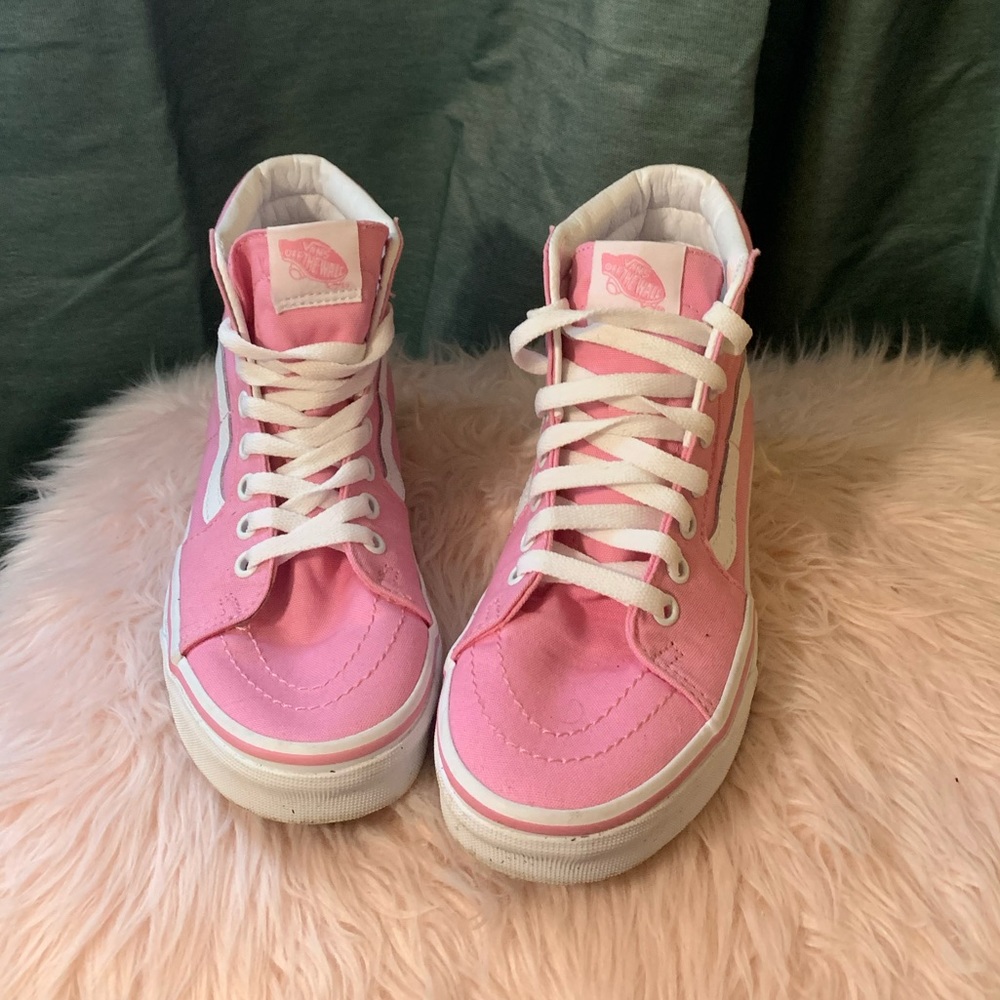 Vans off the wall high top sneakers